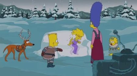 Video: Mira la intro de Los Simpson parodiando a Frozen