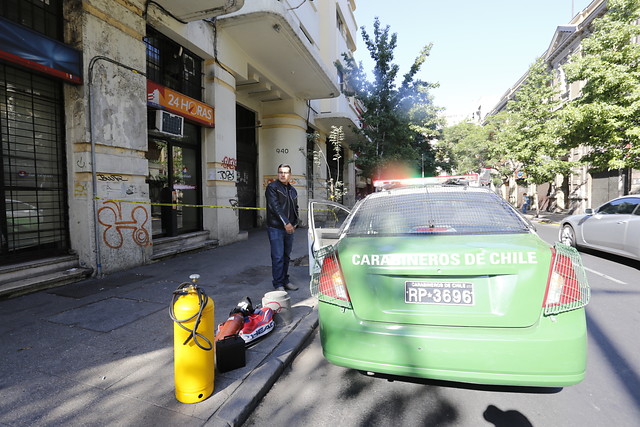 Carabineros frustra robo a cajero automatico de Banco Estado