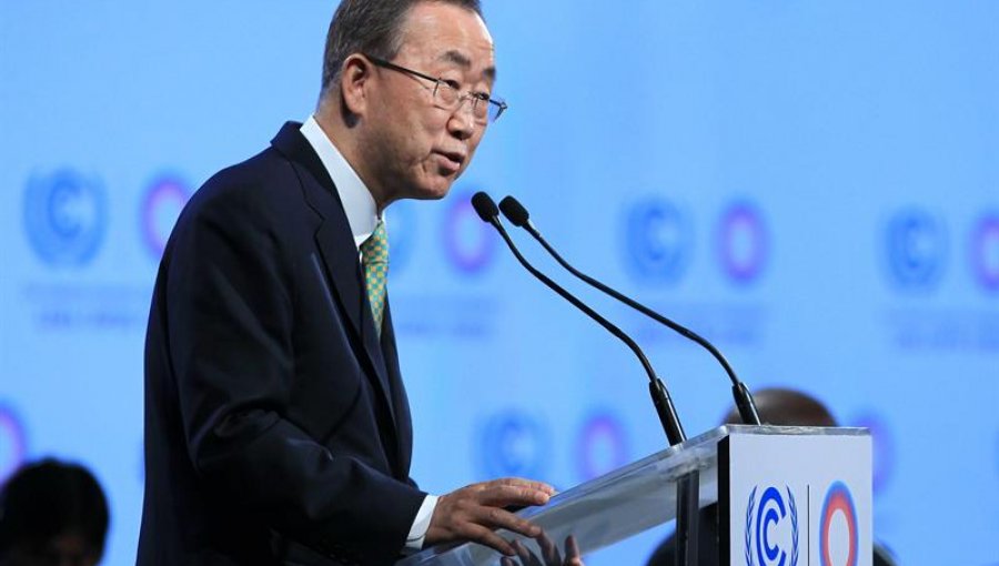 Ban Ki-moon: "De Lima tiene que salir un acuerdo sobre los compromisos país"