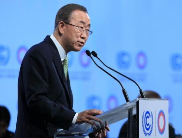 Ban Ki-moon: "De Lima tiene que salir un acuerdo sobre los compromisos país"