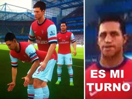 Foto: Curioso “bug” del videojuego FIFA 15 deja muy mal parado a Alexis Sánchez