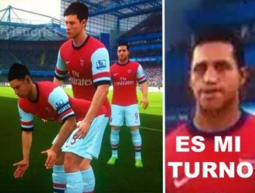 Foto: Curioso “bug” del videojuego FIFA 15 deja muy mal parado a Alexis Sánchez