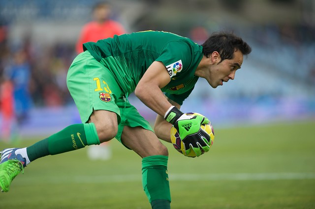 FC Barcelona con Bravo apenas empató 0-0 ante Getafe