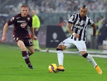 Arturo Vidal estuvo todo el partido en empate de Juventus ante Sampdoria