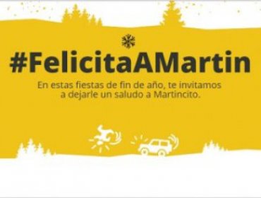 #FelicitaAMartin: La irónica campaña en la web para desearle felices fiestas al hijo de Carlos Larraín