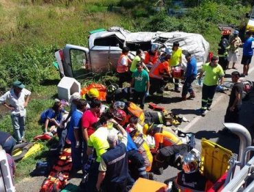 Rancagua: Grave accidente deja 3 fallecidos en las cercanías de Lo Miranda