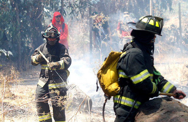 Sigue alerta roja por incendios forestales en la V Región