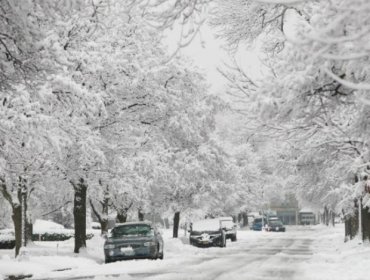 Caos en Moscú por fuerte tormenta de nieve