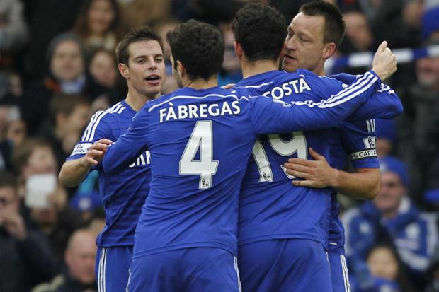 Terry y Diego Costa refuerzan el liderato del Chelsea en el Boxing Day