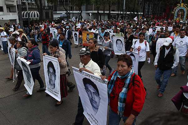 Padres de desaparecidos en México, "más fuertes que nunca" en su lucha