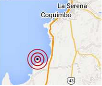 Sismo de 4.6 grados se registró en la región de Coquimbo