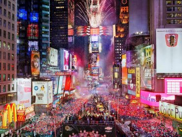 Times Square ensaya el descenso de la icónica bola de cristal de Fin de Año