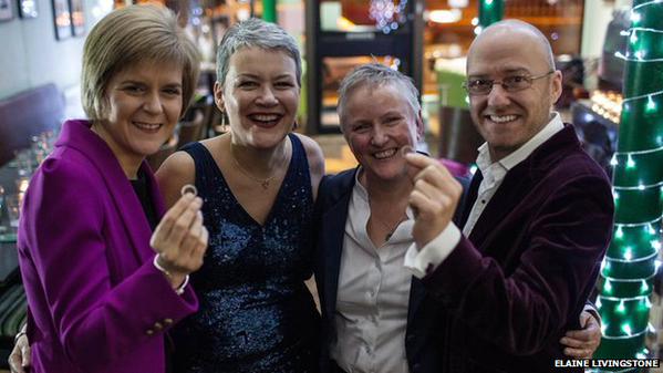 Escocia celebra las primeras bodas entre parejas del mismo sexo