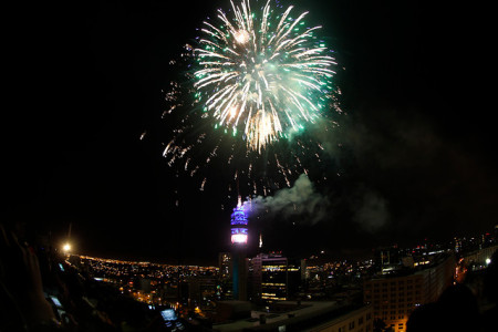 Año Nuevo en Santiago: Galería con las mejores imágenes