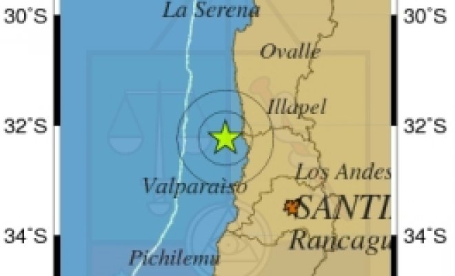 Sismo de mediana intensidad se siente en la V Región