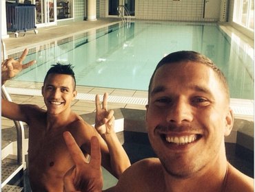 Lukas Podolski deja a Alexis Sánchez por Gary Medel