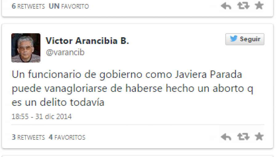 “Levantemos la mano todas las que hemos abortado”: El polémico comentario de Javiera Parada que generó irá en Twitter