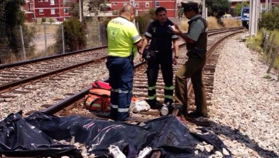 Transeúnte muere atropellado por Metro de Valparaíso en Quilpué