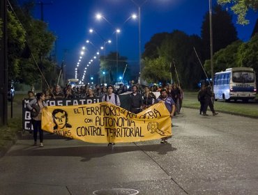 Temuco amanece con marcha a favor de Matías Catrileo