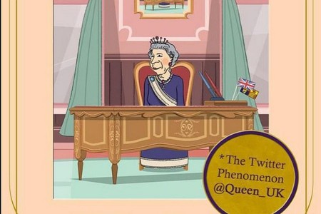 Perfil falso más popular de Twitter es el de la Reina Isabel II