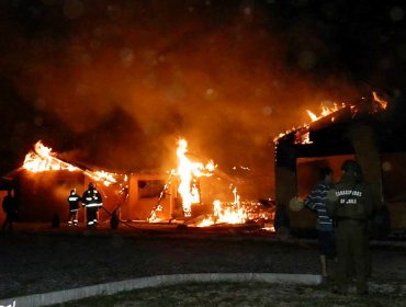 Incendio posiblemente intencional afectó dependencias de forestal Masisa en Collipulli