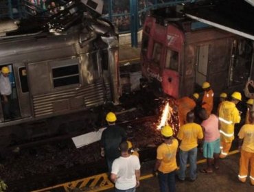 Al menos 69 heridos en un choque de trenes en Río de Janeiro