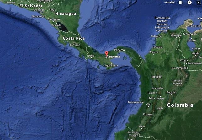 Un terremoto de 6,6 grados se registra a 245 kilómetros de la costa panameña