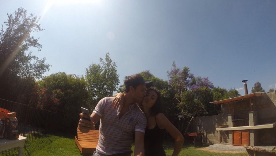 Las vacaciones de Dominique y Rodrigo en el Sur