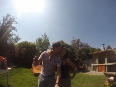 Las vacaciones de Dominique y Rodrigo en el Sur