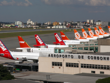 Tempestad derriba un hangar en el segundo aeropuerto de Sao Paulo