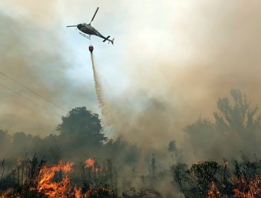 Tres focos de incendio mantienen alerta a la Región de Valparaíso