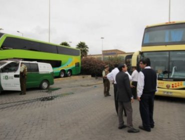 Pasajero llega fallecido al terminal de buses de La Serena