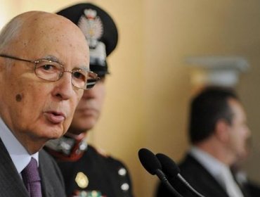 Dimite de su cargo el presidente italiano Giorgio Napolitano