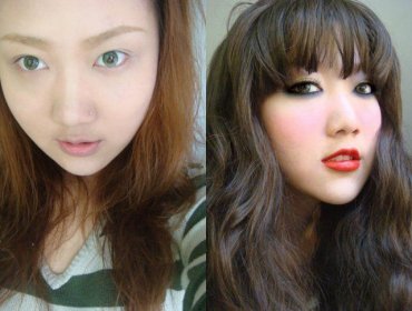 Impresionante: 18 chicas asiáticas antes y después del maquillaje