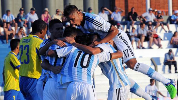 Sudamericano sub-20: Argentina golea a Ecuador y Paraguay vence con aprietos a Bolivia