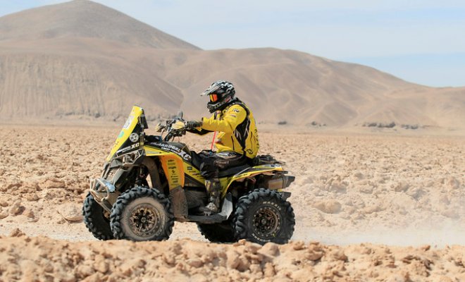 Dakar 2015: Sebastián Palma sigue séptimo en la general de quads a falta de una etapa