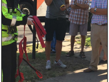 Mujer acusó a Waldo Ponce de chocar violentamente su vehículo