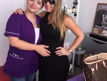 Así se ve Maura Rivera a los siete meses de embarazo