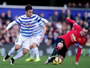 QPR con Isla y Vargas a zona roja tras caer ante Manchester United