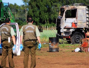 Nuevo ataque incendiario se registró esta madrugada en la región de la Araucanía