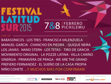 Revisa la programación del Festival Latitud Sur de Pichilemu