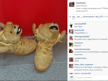 Lionel Messi delató a Dani Alves y sus curiosas zapatillas de “ositos”