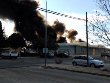 Avión militar F-16 griego se estrella en la Escuela de la OTAN en España