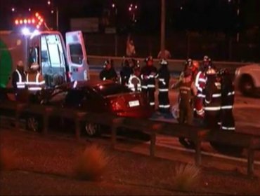 Un fallecido tras accidente de tránsito en autopista Vespucio Sur