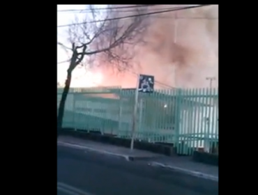 Revisa el momento exacto de la explosión en el hospital infantil mexicano