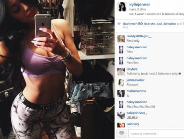 Kylie Jenner sorprende en Instagram con ajustado bóxer y sexy sostén deportivo