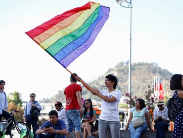 Así fue la celebración en la Plaza Italia por la aprobación de la ley Acuerdo de Unión Civil