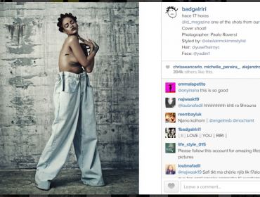 Rihanna muestra su nuevo y particular look en las redes sociales