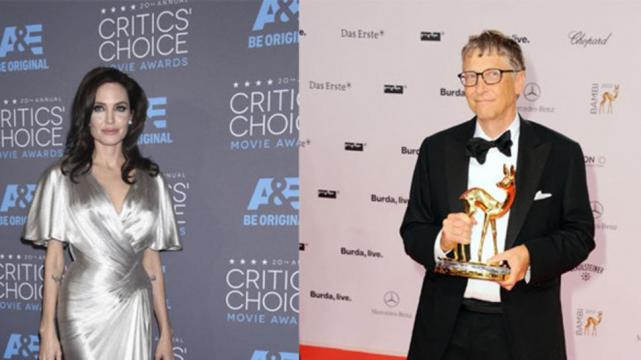 Bill Gates y Angelina Jolie, las personas más admiradas del mundo