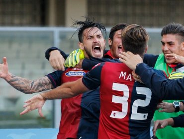 Mauricio Pinilla fue el héroe de Atalanta en su victoria sobre Cagliari